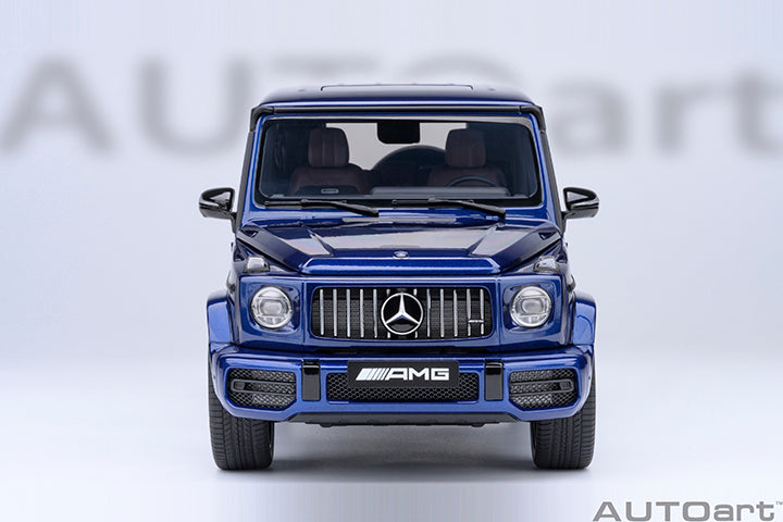 AUTOart 2019 Mercedes-Benz G63 AMG 4x4 G-Class Brilliant Blue Metallic 1:18