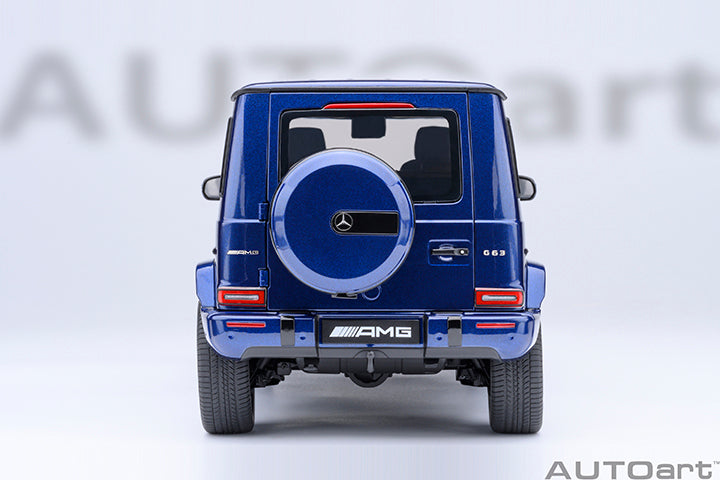 AUTOart 2019 Mercedes-Benz G63 AMG 4x4 G-Class Brilliant Blue Metallic 1:18