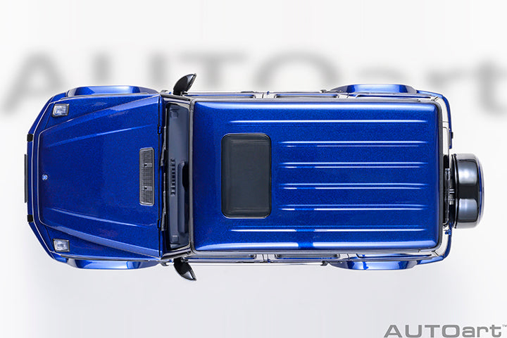 AUTOart 2019 Mercedes-Benz G63 AMG 4x4 G-Class Brilliant Blue Metallic 1:18