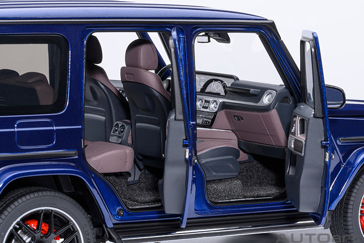 AUTOart 2019 Mercedes-Benz G63 AMG 4x4 G-Class Brilliant Blue Metallic 1:18