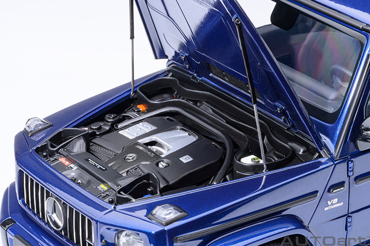 AUTOart 2019 Mercedes-Benz G63 AMG 4x4 G-Class Brilliant Blue Metallic 1:18