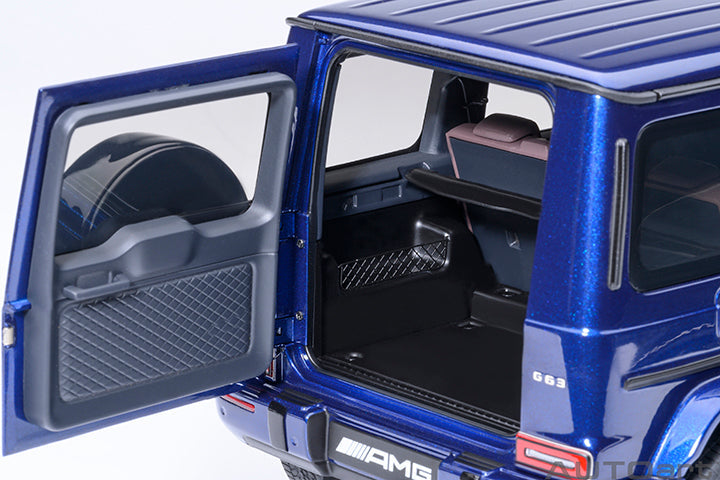 AUTOart 2019 Mercedes-Benz G63 AMG 4x4 G-Class Brilliant Blue Metallic 1:18
