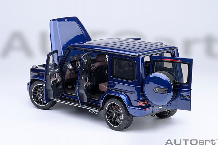 AUTOart 2019 Mercedes-Benz G63 AMG 4x4 G-Class Brilliant Blue Metallic 1:18