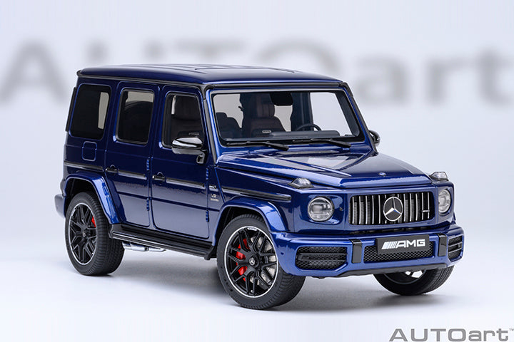AUTOart 2019 Mercedes-Benz G63 AMG 4x4 G-Class Brilliant Blue Metallic 1:18