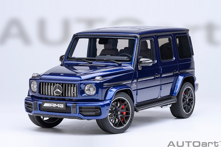 AUTOart 2019 Mercedes-Benz G63 AMG 4x4 G-Class Brilliant Blue Metallic 1:18