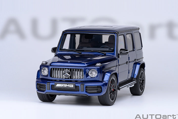 AUTOart 2019 Mercedes-Benz G63 AMG 4x4 G-Class Brilliant Blue Metallic 1:18