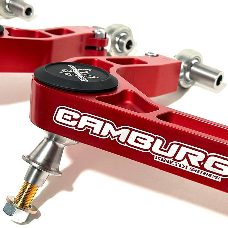 Camburg Ford Bronco 21-23 KINETIK V2 Performance Billet Uniball Upper Arms (Red) CAM-110214-RED