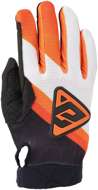 Answer 24 Peak Flo Gloves Black/Hyper Orange/White - XS 442800