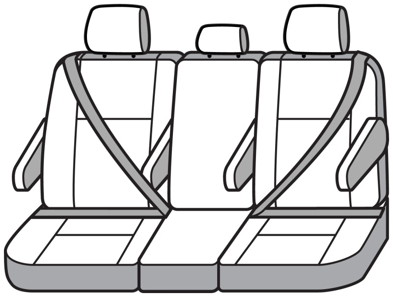 Covercraft 18-21 Honda Odyssey Carhartt Super Dux SeatSaver Custom Second Row Seat Covers - Black SSC8496COBK