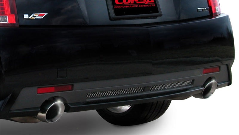 Corsa Performance 09-13 Cadillac CTS Sedan V 6.2L V8 Polished Sport Axle-Back Exhaust