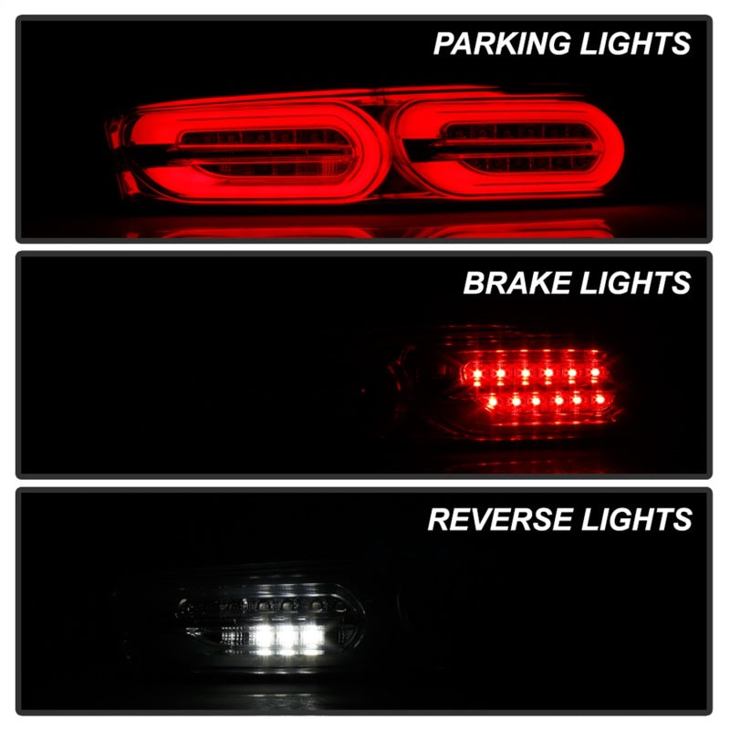 Spyder Chevy Camaro 16-18 Halogen LED Tail Lights Chrome ALT-YD-CCAM16HAL-SEQ-C 5087225