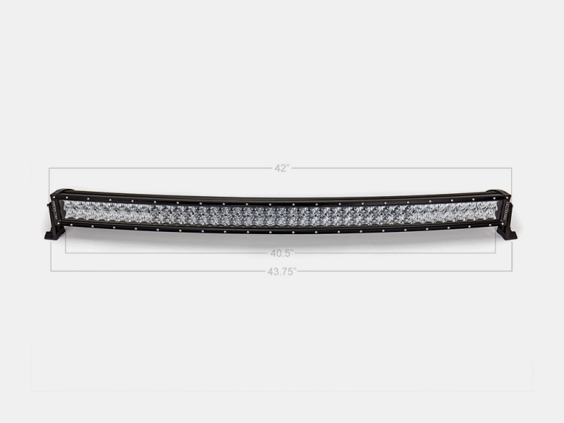 Cali Raised LED Cali Raised 42 Curved Dual Row 5D Optic Osram Led Bar - Combo CR2311