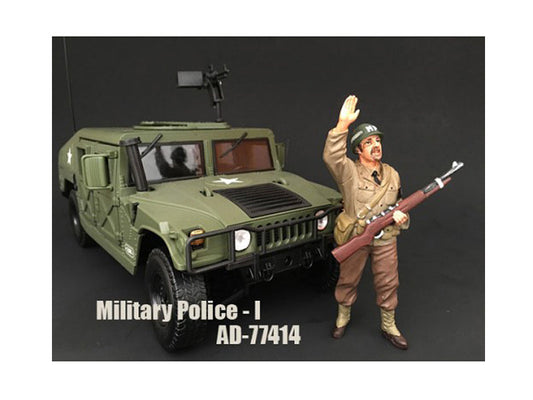 Rapid Vehicles WWII Military Police Figure I For 1:18 Scale Models by American Diorama  free...