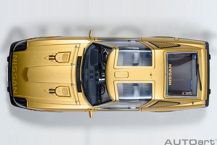 STM Diecast AUTOart 1979 Nissan Fairlady Z (S130) Seibu-Keisatsu Super Z Gold & Black 1:18 - View 8