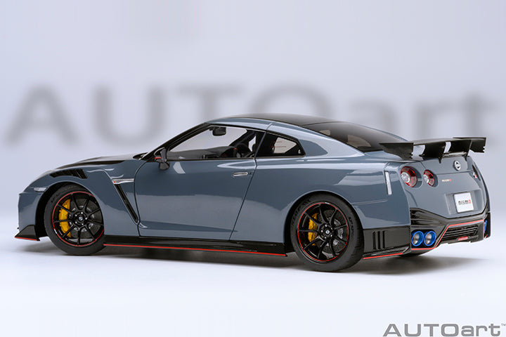 STM Diecast AUTOart 2022 Nissan Skyline GT-R (R35) Nismo Special Edition Nismo Stealth Gray 1:18...