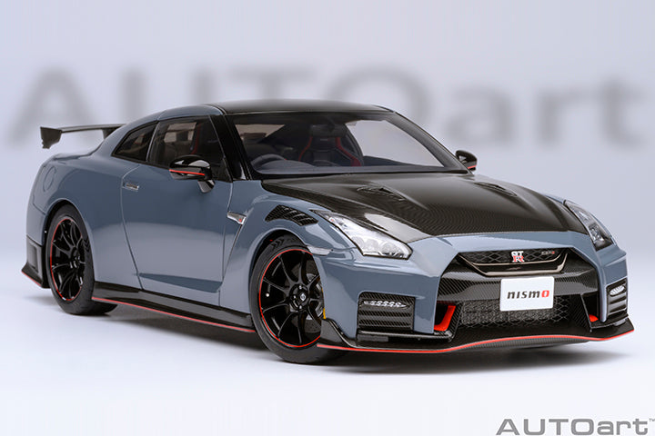 STM Diecast AUTOart 2022 Nissan Skyline GT-R (R35) Nismo Special Edition Nismo Stealth Gray 1:18...