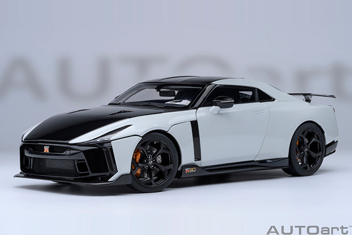 AUTOart 2020 Nissan GT-R (R50) by Italdesign Metallic White w/ Black 1:18