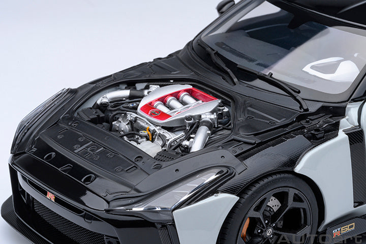 AUTOart 2020 Nissan GT-R (R50) by Italdesign Metallic White w/ Black 1:18