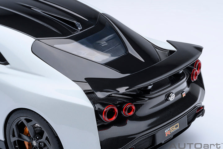 AUTOart 2020 Nissan GT-R (R50) by Italdesign Metallic White w/ Black 1:18
