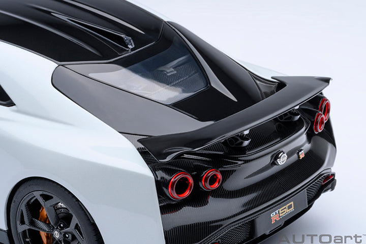 AUTOart 2020 Nissan GT-R (R50) by Italdesign Metallic White w/ Black 1:18