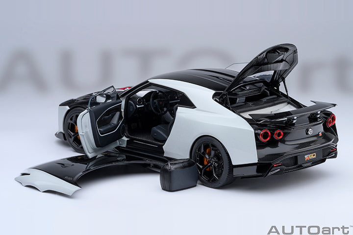 AUTOart 2020 Nissan GT-R (R50) by Italdesign Metallic White w/ Black 1:18