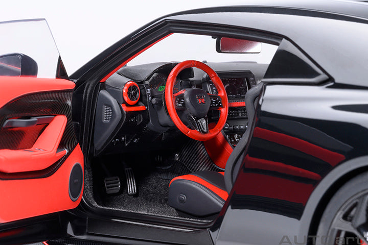 AUTOart 2020 Nissan GT-R (R50) by Italdesign Black w/ Matte Black & Red 1:18