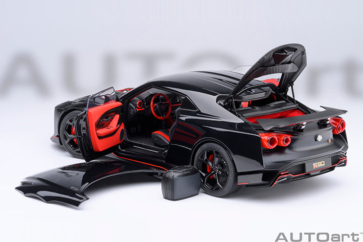AUTOart 2020 Nissan GT-R (R50) by Italdesign Black w/ Matte Black & Red 1:18