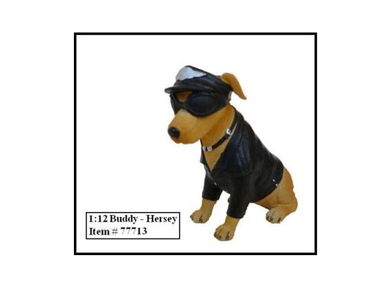 Rapid Vehicles Biker's Dog "Buddy Hersey" Figure For 1:12 Models by American Diorama  free...