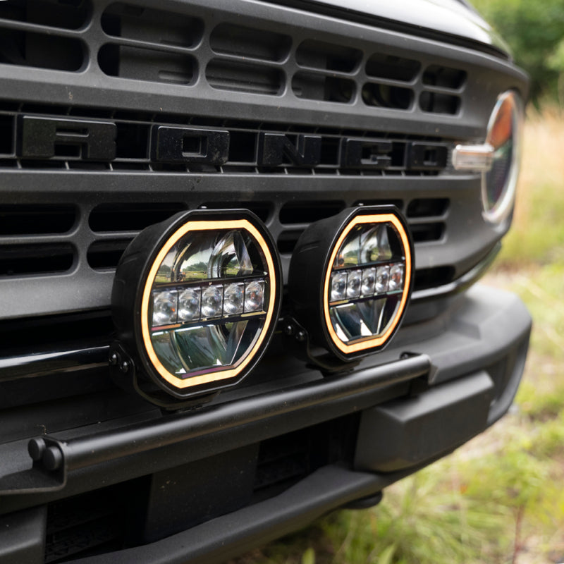 Borne Off-Road Light (Kit of 2) 7in Round BNLT-RD7-2