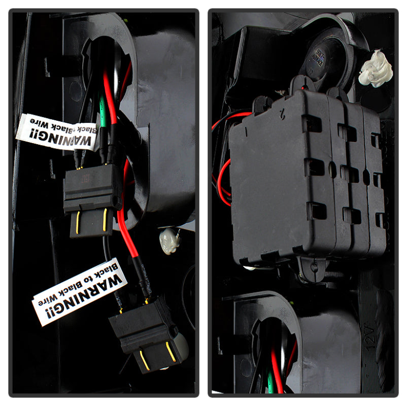 FR SPORT Spyder Chevy Silverado 1500 03-06 (Not Fit Stepside)LED Tail Lights Red Clear...