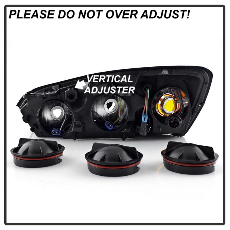 FR SPORT SPYDER xTune 04-08 Chevrolet Malibu Passenger Side OEM Headlights - Right...