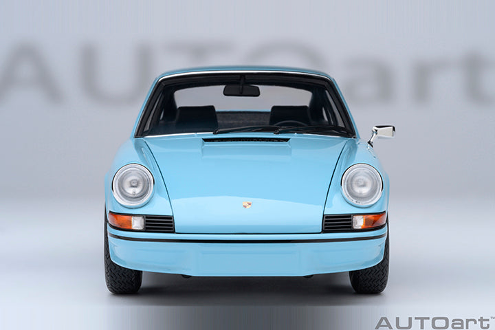 AUTOart Porsche 911 Carrera 2.7 RS Gulf Blue w/ Black Deco and Wheels 1:18