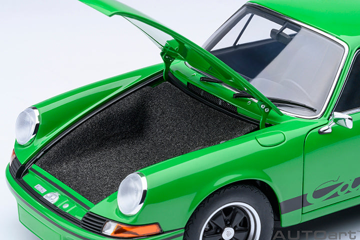 AUTOart Porsche 911 Carrera 2.7 RS Viper Green w/ Black Deco and Wheels 1:18