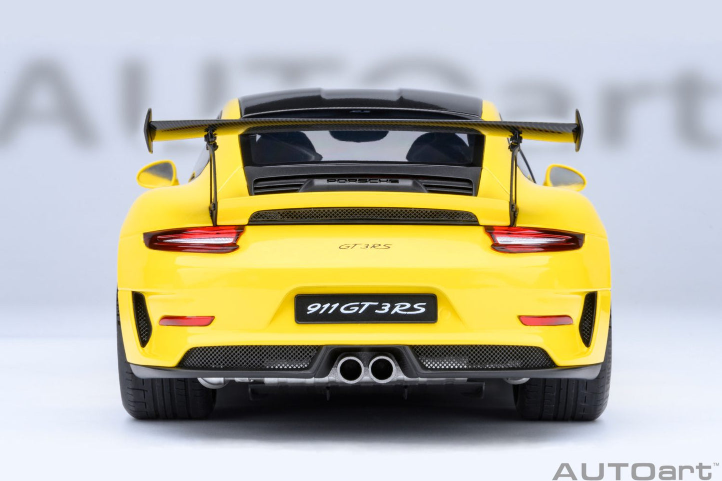 AUTOart Porsche 911 991.2 GT3 RS w/ Weissach Pkg Racing Yellow 1:18