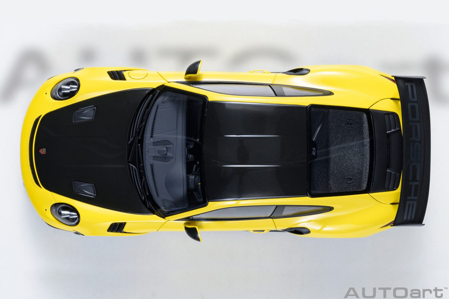 AUTOart Porsche 911 991.2 GT3 RS w/ Weissach Pkg Racing Yellow 1:18