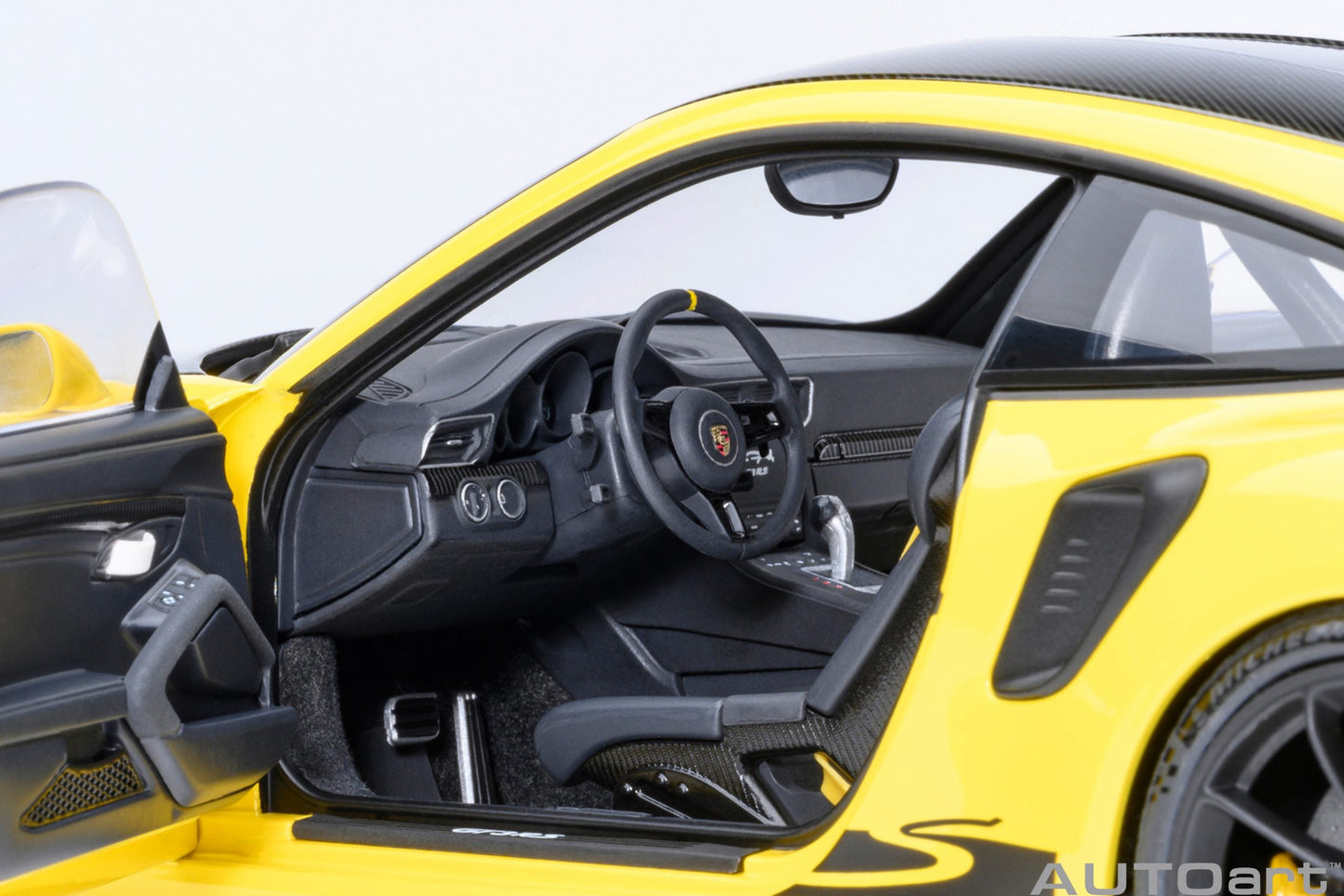 AUTOart Porsche 911 991.2 GT3 RS w/ Weissach Pkg Racing Yellow 1:18
