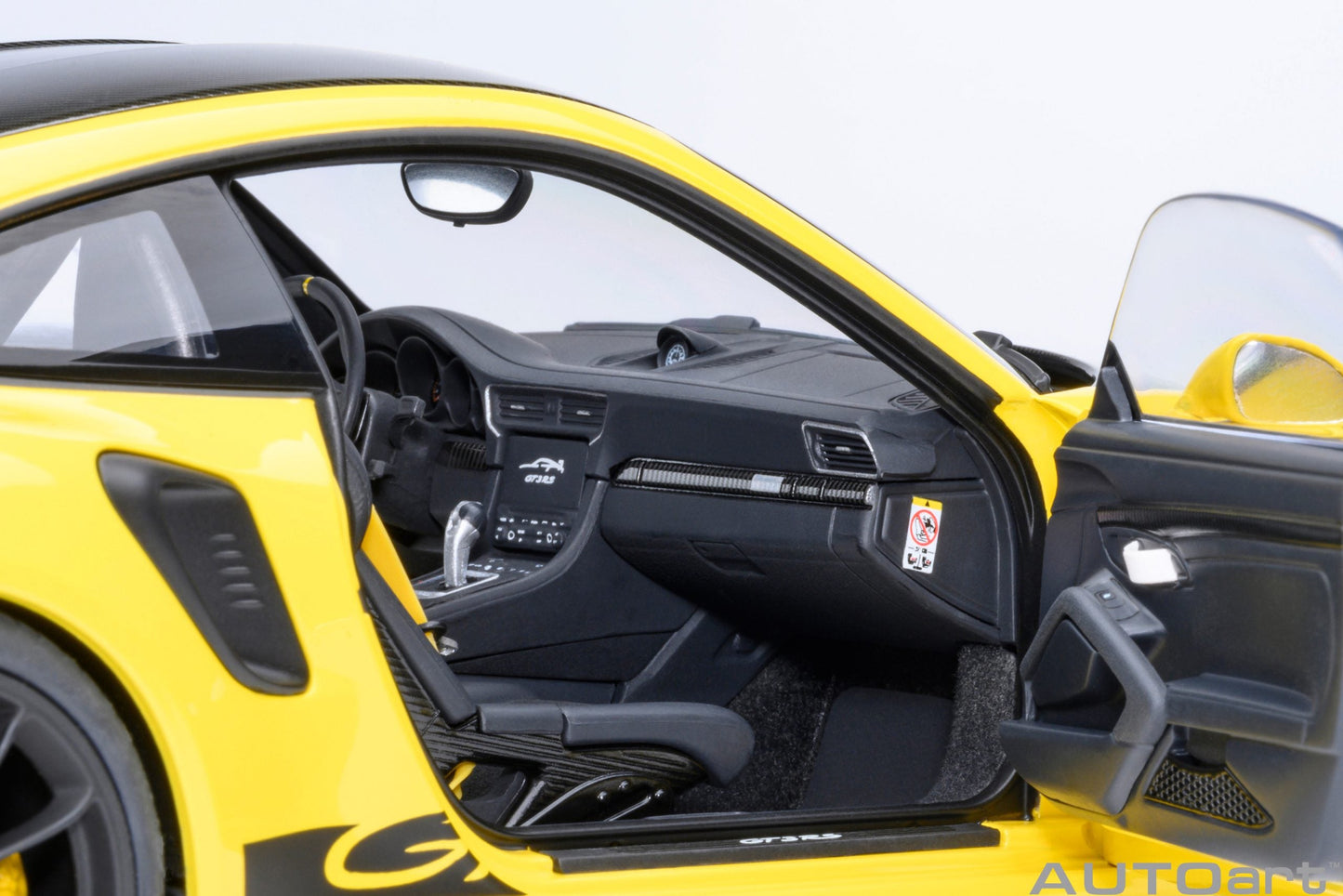 AUTOart Porsche 911 991.2 GT3 RS w/ Weissach Pkg Racing Yellow 1:18