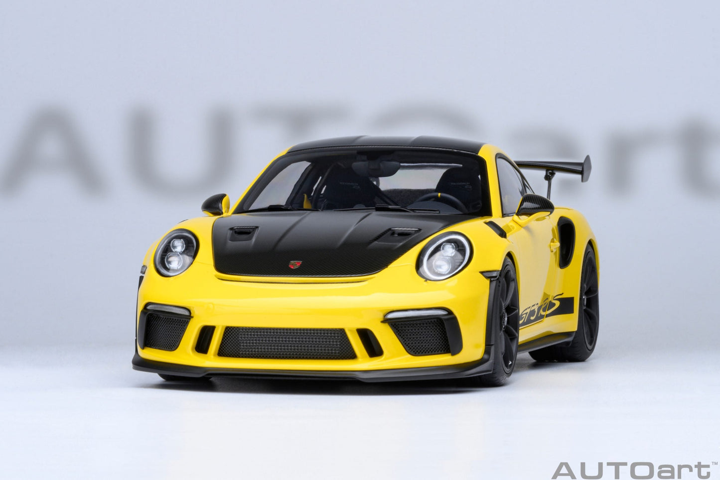 AUTOart Porsche 911 991.2 GT3 RS w/ Weissach Pkg Racing Yellow 1:18
