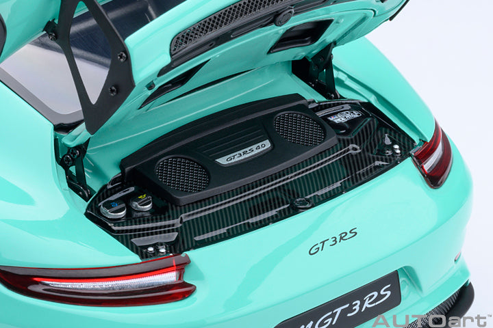 AUTOart Porsche 911 991.2 GT3 RS Mint Green 1:18