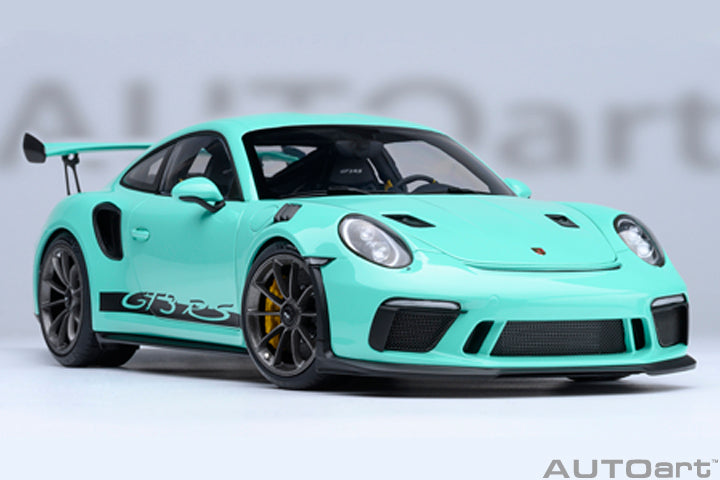 AUTOart Porsche 911 991.2 GT3 RS Mint Green 1:18