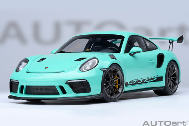 AUTOart Porsche 911 991.2 GT3 RS Mint Green 1:18