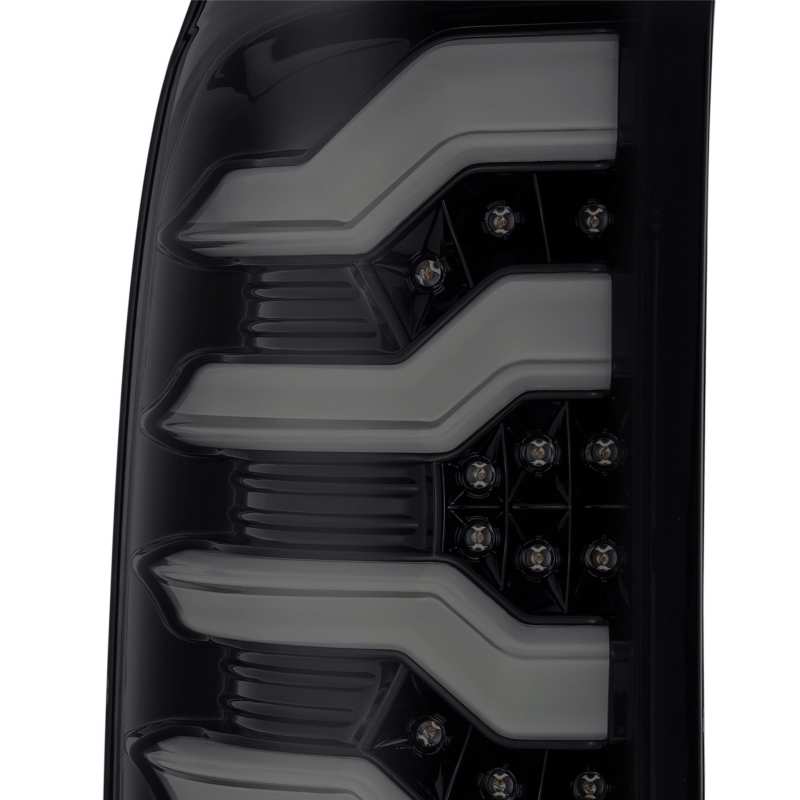 AlphaRex 14-18 GMC Sierra 1500 PRO-Series LED Tail Lights Jet Black 630010 *Discontinued