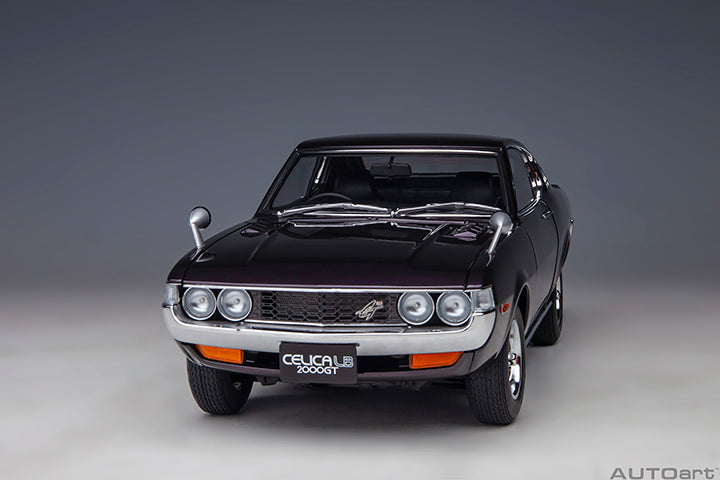 AUTOart 1973 Toyota Celica Liftback 2000GT (RA25) Dark Purple Metallic 1:18