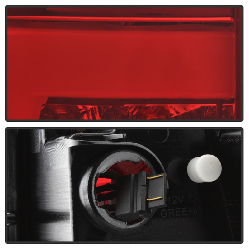 Spyder 00-06 Chevy Suburban 1500/2500 V2 Light Bar LED Tail Lights -Red Clr (ALT-YD-CD00V2-LBLED-RC) 5084163