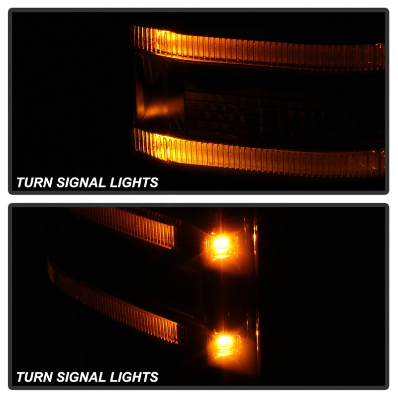 FR SPORT SPYDER xTune 99-07 Ford Super Duty Heated LED Signal Power Mirrors - Smk (Pair)...