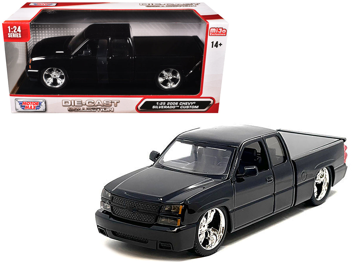 Rapid Vehicles 2006 Chevrolet Silverado Custom Pickup Truck Black "Die-Cast Collection" Series...
