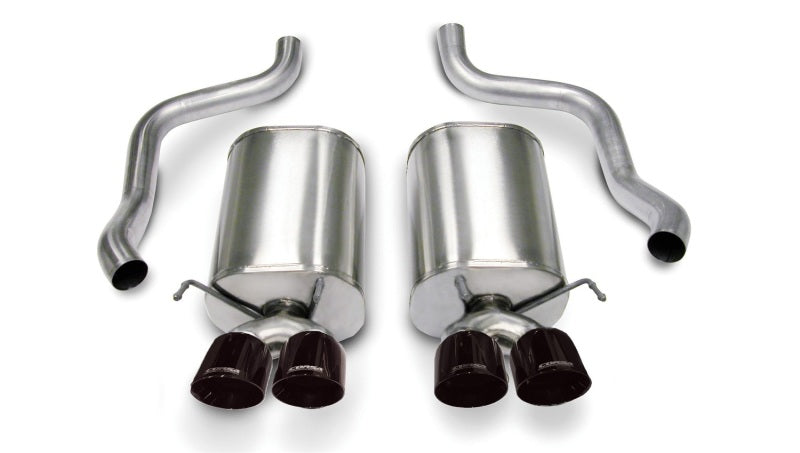 FR SPORT Corsa Performance 05-08 Chevrolet Corvette C6 6.0L V8 Black Sport Axle-Back Exhaust