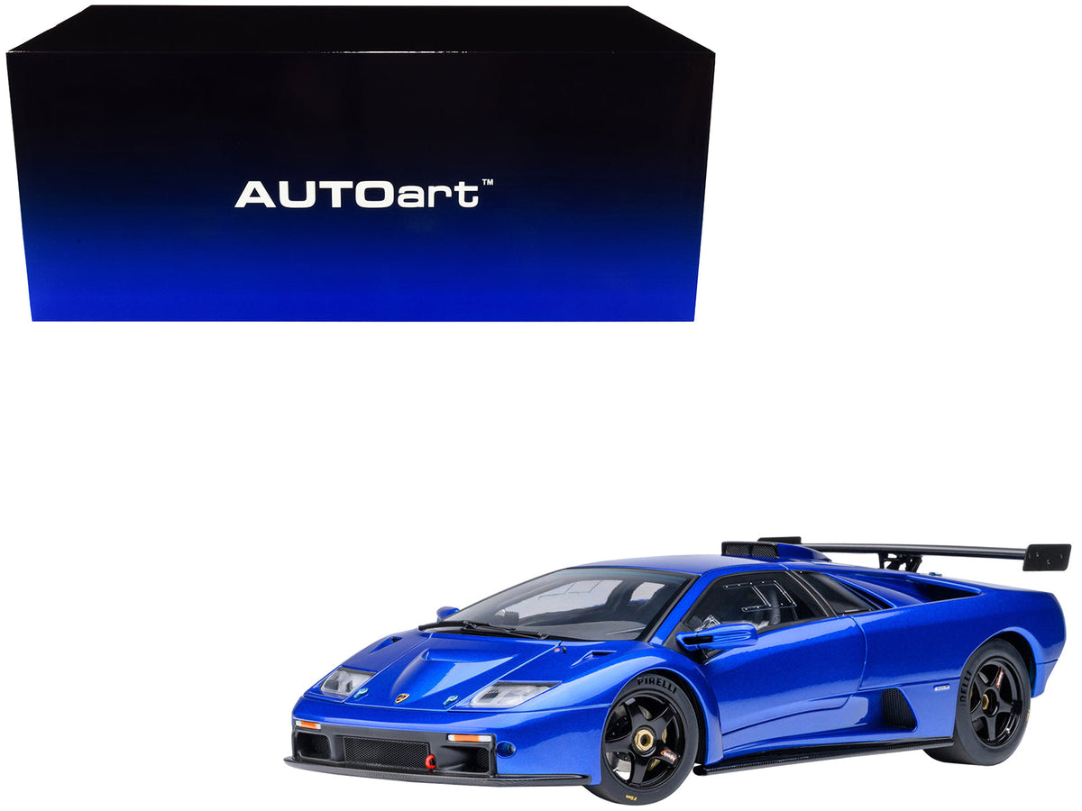 Rapid Vehicles Lamborghini Diablo GTR Monterey Blue Metallic 1/18 Model Car by Autoart  free...