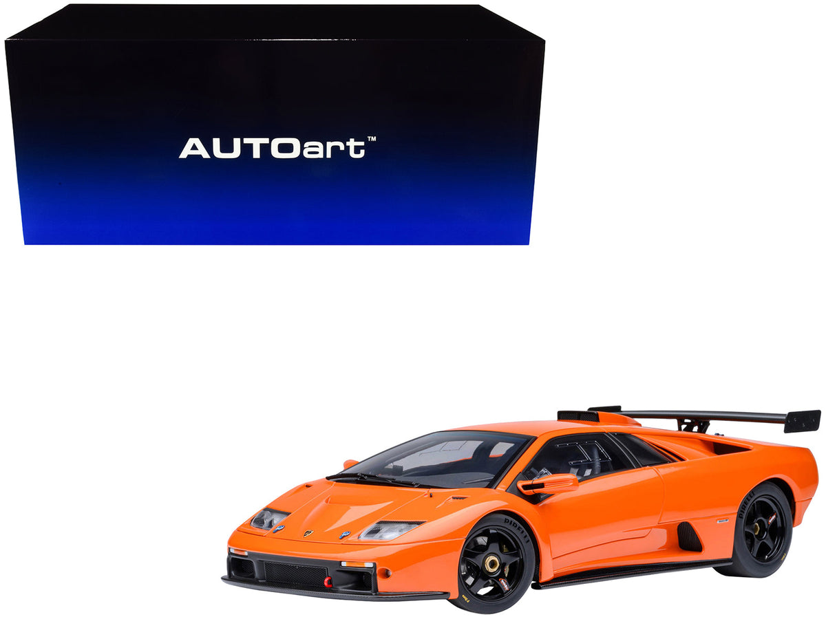 Rapid Vehicles Lamborghini Diablo GTR Arancio Ishtar Orange 1/18 Model Car by Autoart  free...