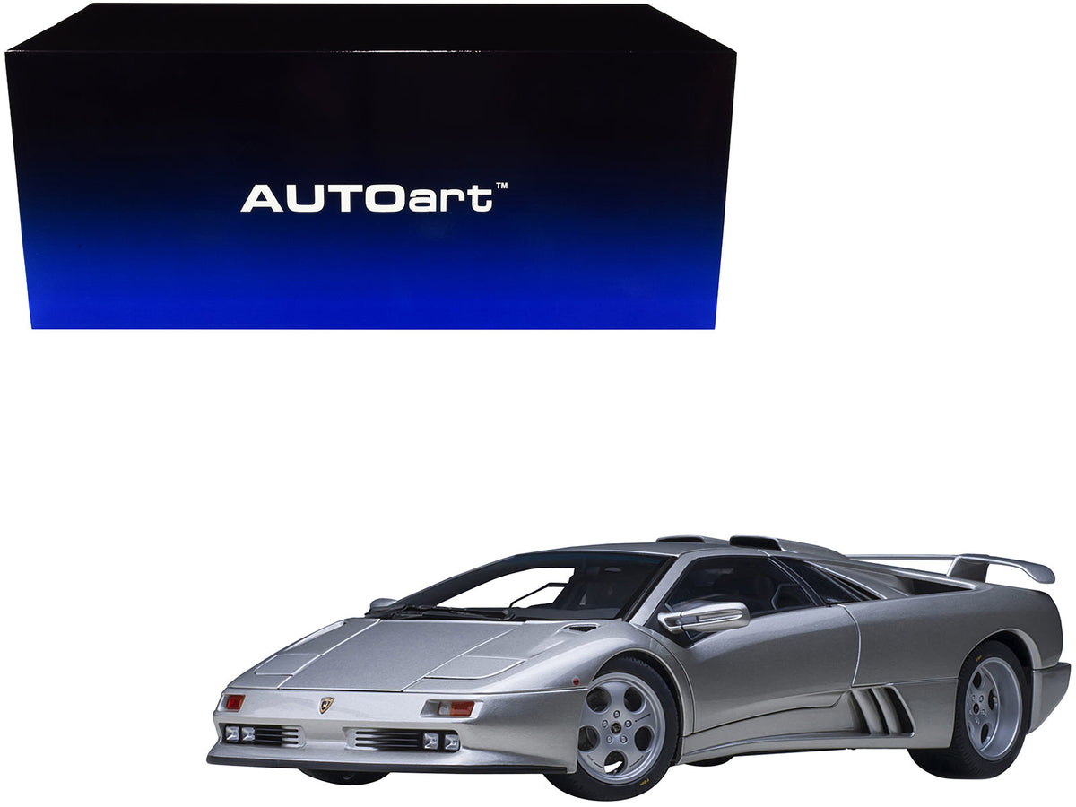 Rapid Vehicles Lamborghini Diablo SE30 Jota Titanio Silver Metallic 1/18 Model Car by Autoart ...